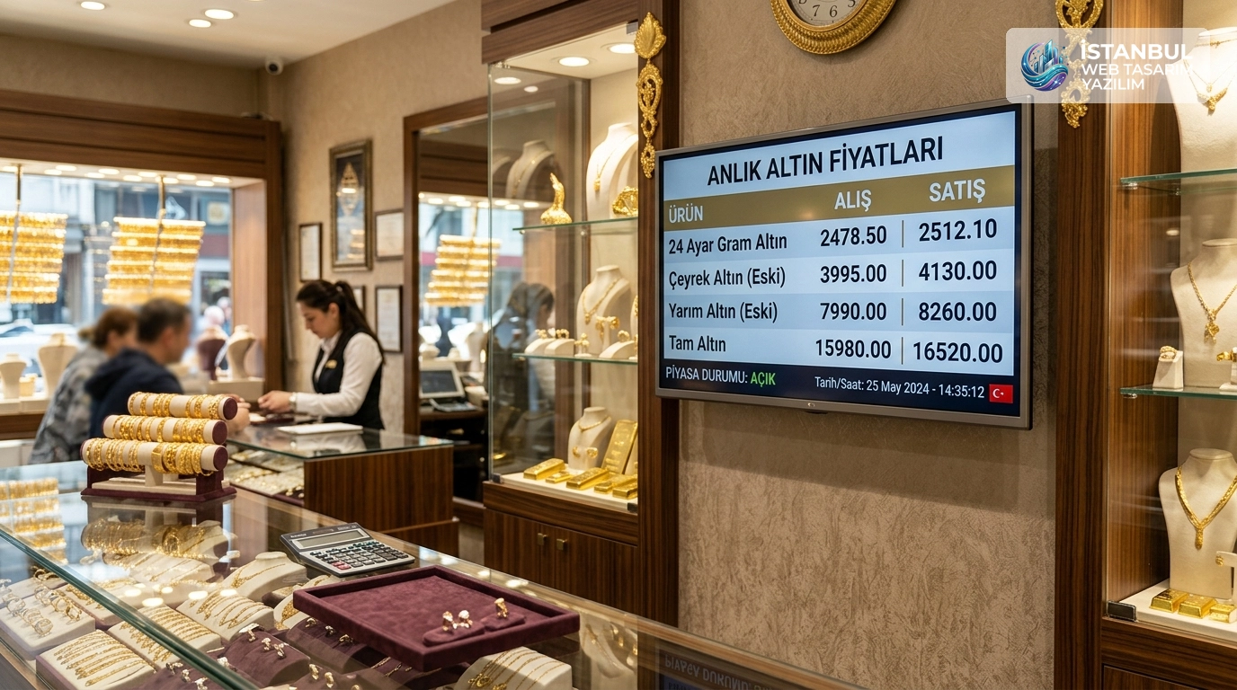 İstanbul Kuyumcular İçin Web Tasarım